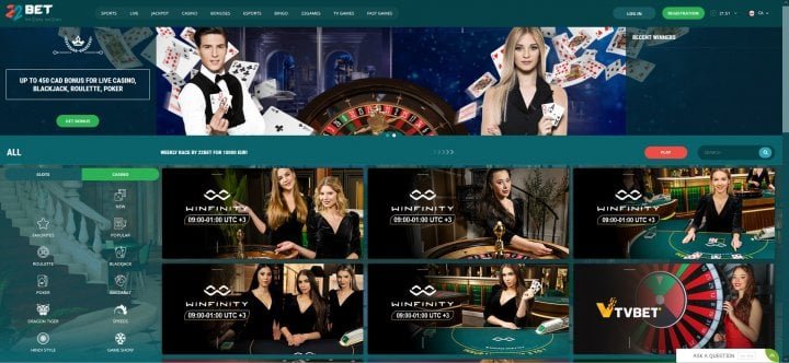 Jaké hry můžete hrát na 22bet online kasinu?